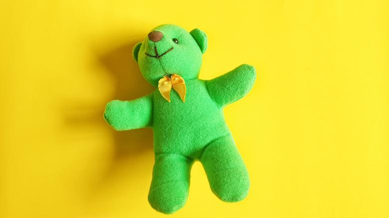 Free stock image of teddy bear isolated on Yellow Background created by sapiduduk