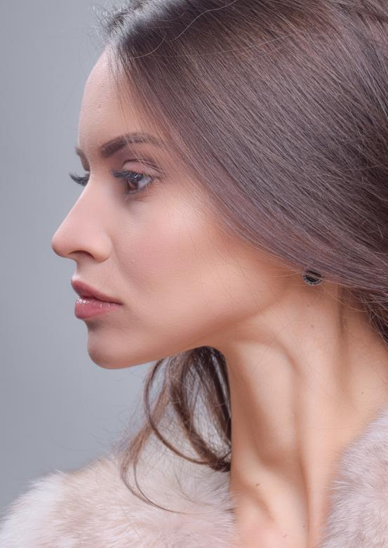 Free stock image of Female profile created by Alexander Krivitskiy
