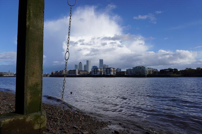 Free stock image of London. Canary Wharf view created by Luca80