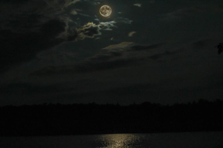 Free stock image of Moonlight Over Water created by Morgan Albair