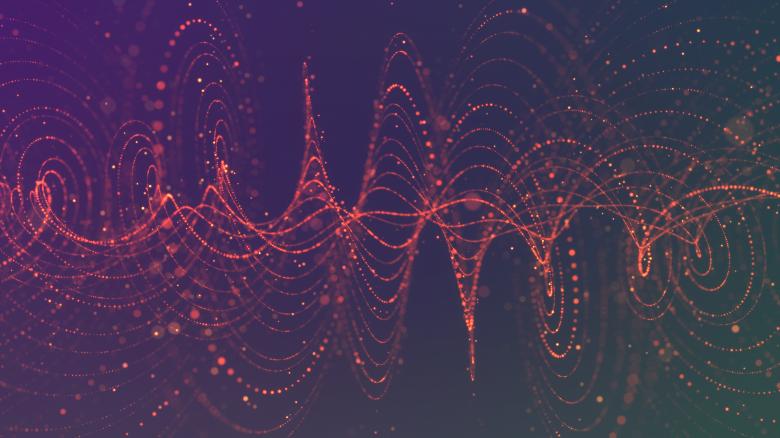 Free stock image of Abstract particle background created by Alen