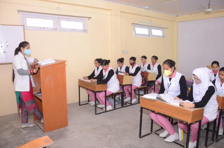 Free stock image of girls studying in Classroom created by Kol Valley Institute of Nursing