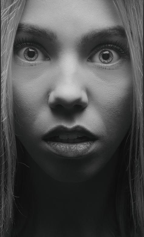 Free stock image of Surprised woman created by Alexander Krivitskiy