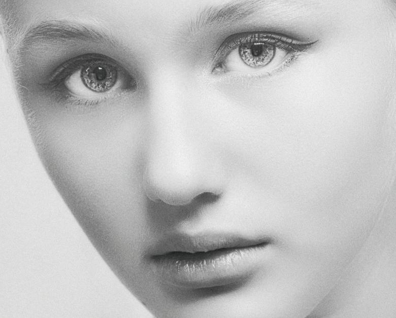 Free stock image of Close up female face created by Alexander Krivitskiy