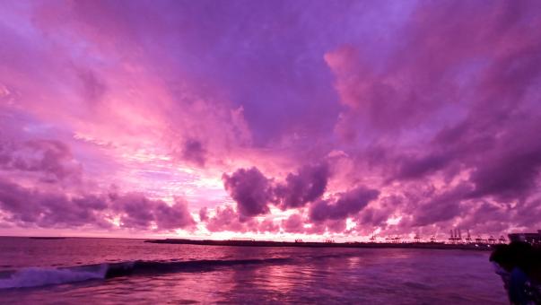 Galle Face Beach | Colombo | Sri Lanka - Free Stock Photo