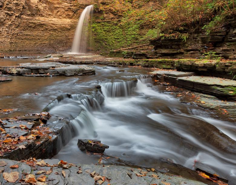 Free stock image of Silk Stream of Eagle Cliff Falls created by Nicolas Raymond