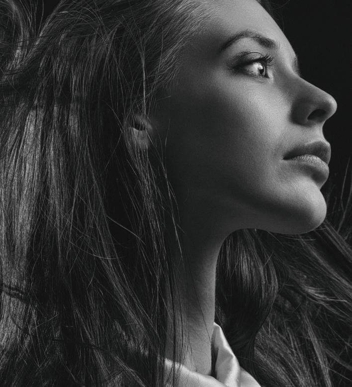 Free stock image of Female profile created by Alexander Krivitskiy