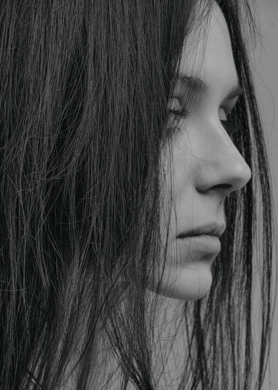 Free stock image of Female profile created by Alexander Krivitskiy