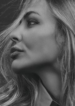 Free Stock Photo of Female profile