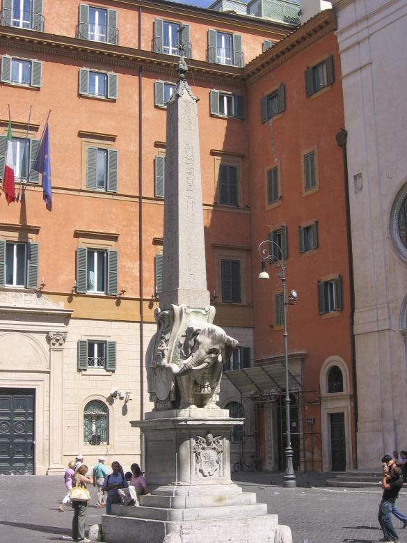Free stock image of Elephant and Obelisk, Rome created by Julie W