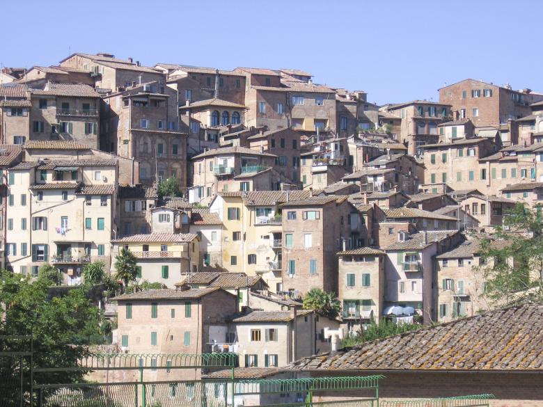 Free stock image of Houses in central Siena created by Julie W