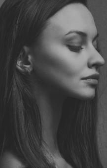 Free Stock Photo of Female profile