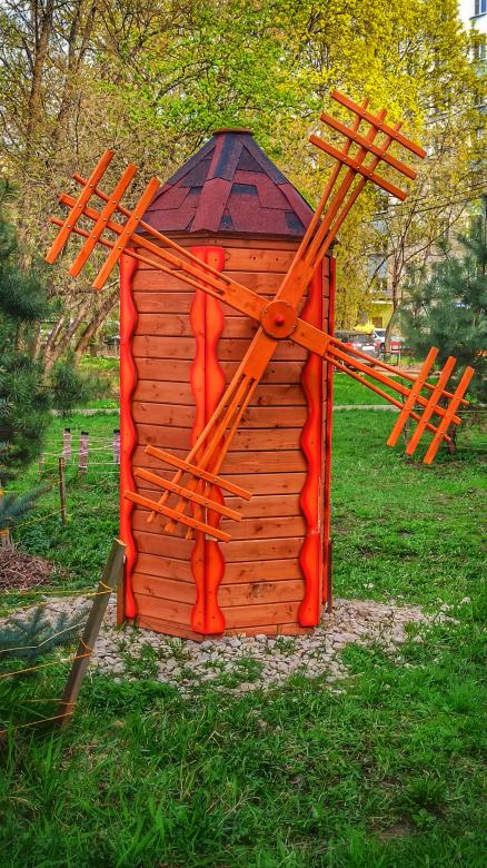 Free stock image of Wooden mill created by NomeVizualizzato
