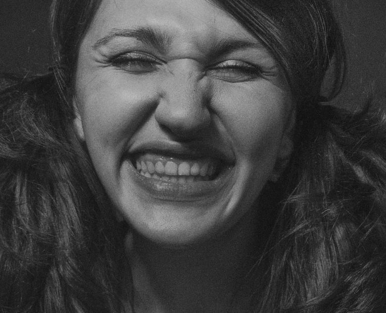 Free stock image of Laughing woman created by Alexander Krivitskiy