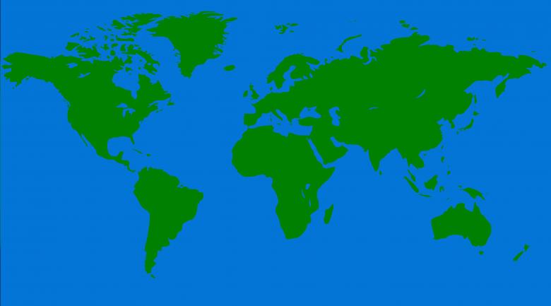 Free stock image of map of the world blank created by tupac doenx
