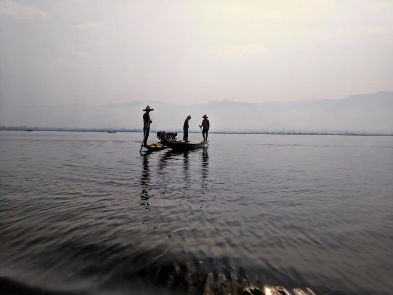 Free stock image of Fishermen  created by Oleg  Ы