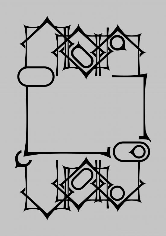 Free stock image of Clipart frame ornamental created by tupac doenx