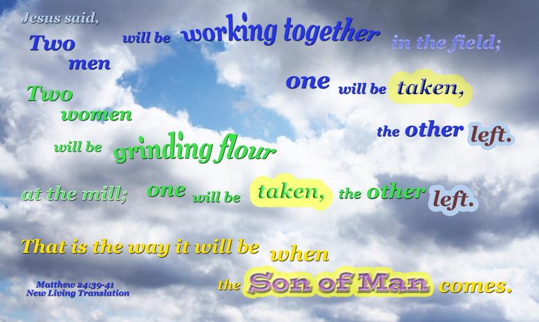 Free stock image of When the Son of Man Comes created by DFNatureAwed