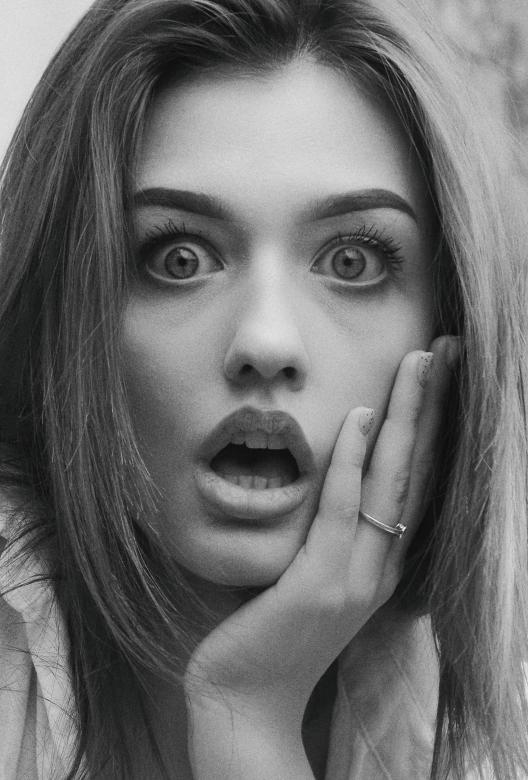 Free stock image of Surprised woman created by Alexander Krivitskiy