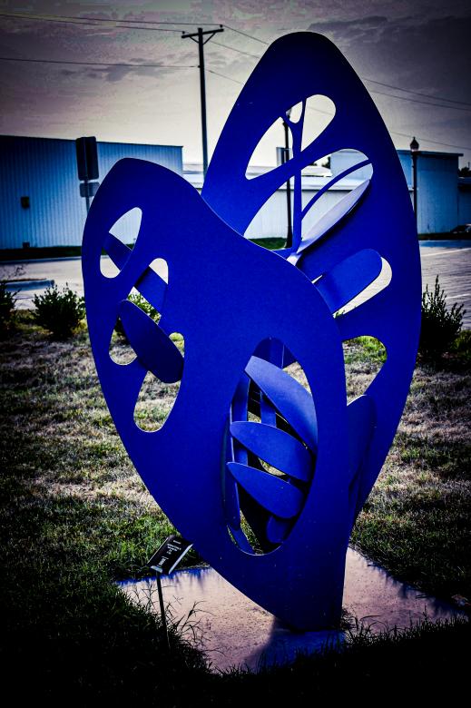 Free stock image of blue butterfly art created by Ashten Clark PETERS