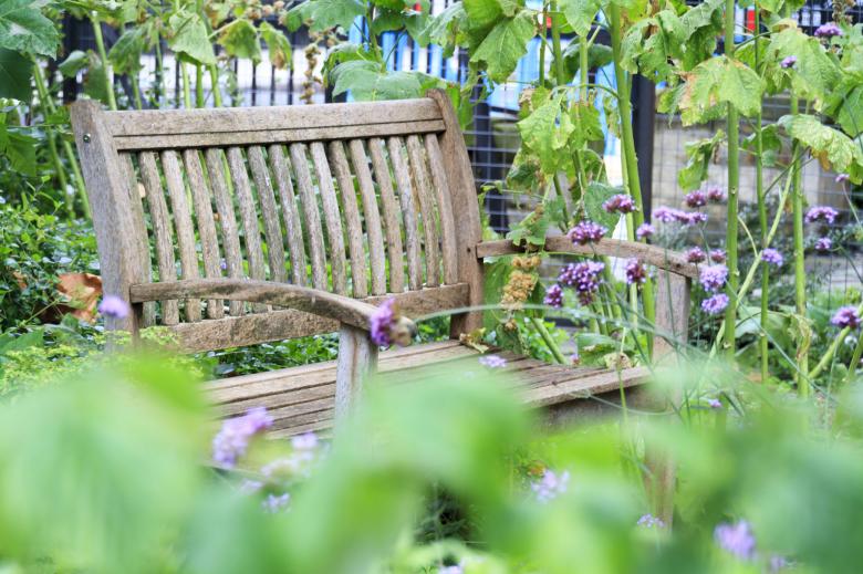 Free stock image of Wooden bench created by Geoffrey Whiteway