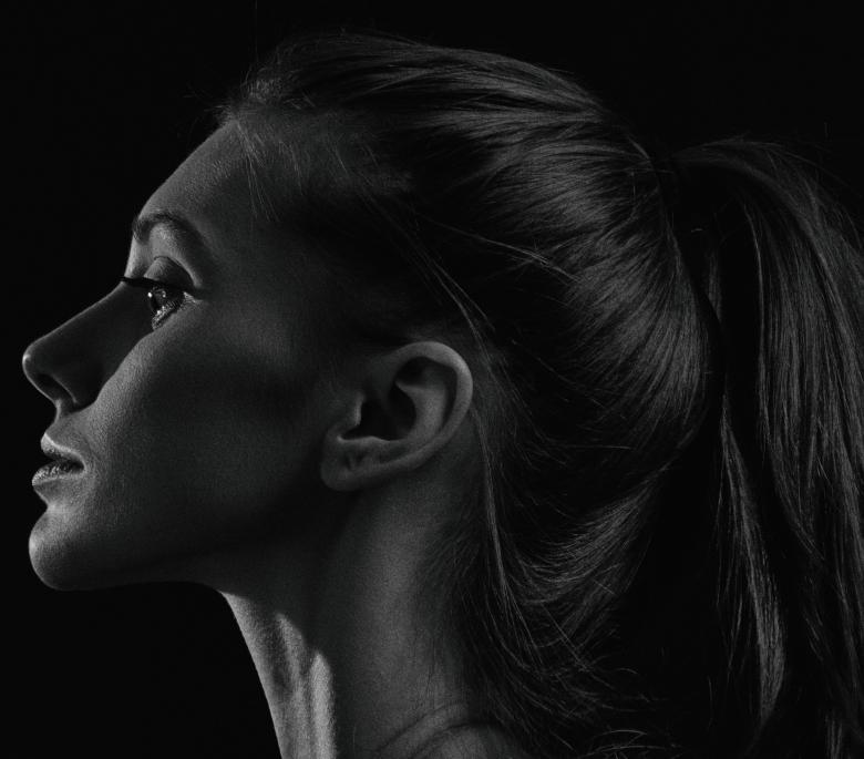 Free stock image of Female profile created by Alexander Krivitskiy