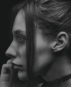 Free Stock Photo of Female profile