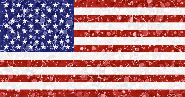 Free stock image of Marbled Flag - USA created by Nicolas Raymond