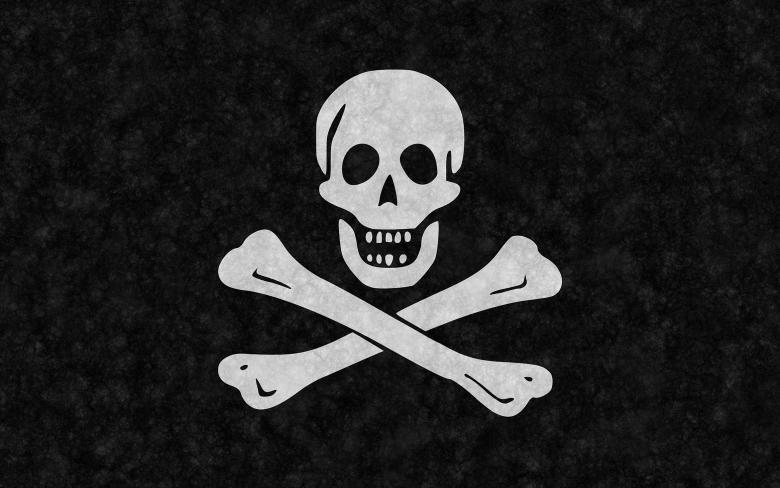 Free stock image of Velvet Flag - Jolly Roger created by Nicolas Raymond