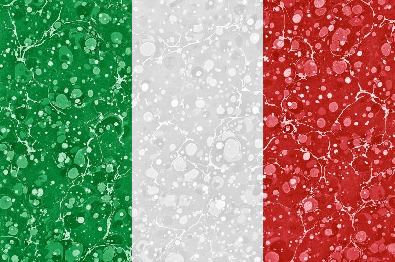 Free stock image of Marbled Flag - Italy created by Nicolas Raymond