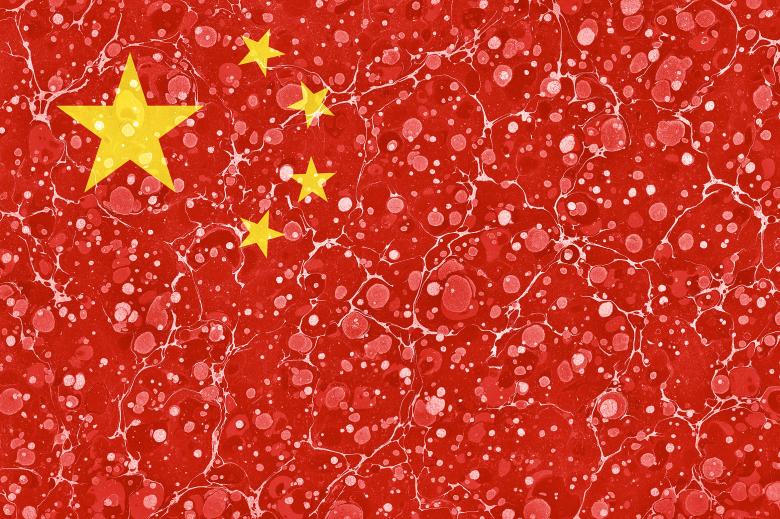 Free stock image of Marbled Flag - China created by Nicolas Raymond