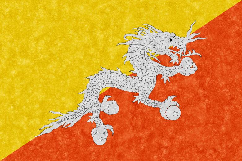 Free stock image of Velvet Flag - Bhutan created by Nicolas Raymond