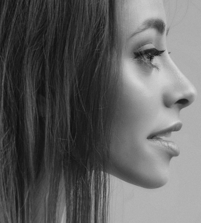 Free stock image of Female profile created by Alexander Krivitskiy