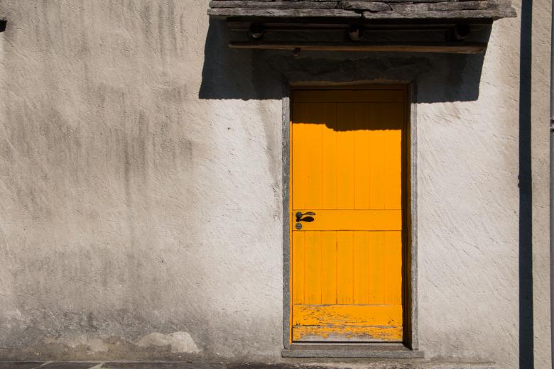 Free stock image of Yellow doors created by Janis Urtans