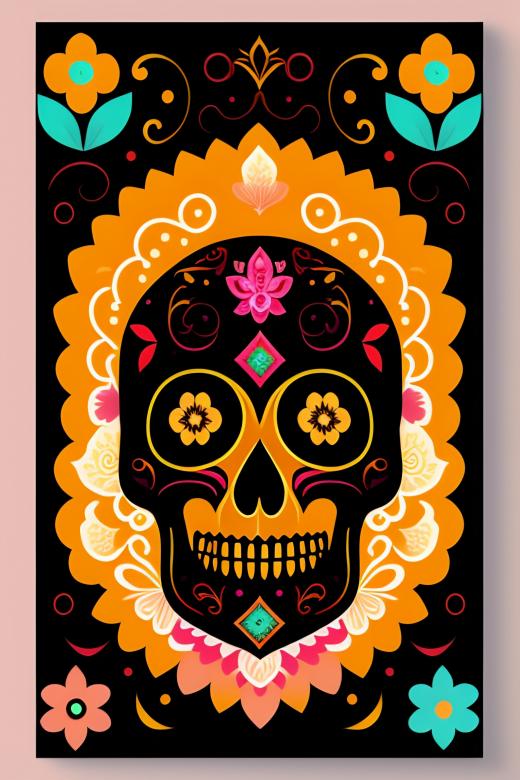 Free stock image of Skull design created by Anipace Universe