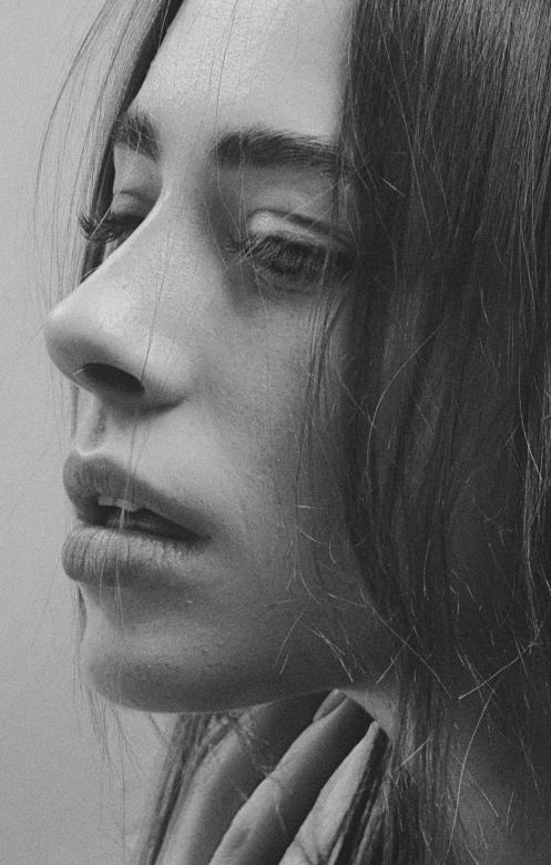 Free stock image of Female profile portrait created by Alexander Krivitskiy