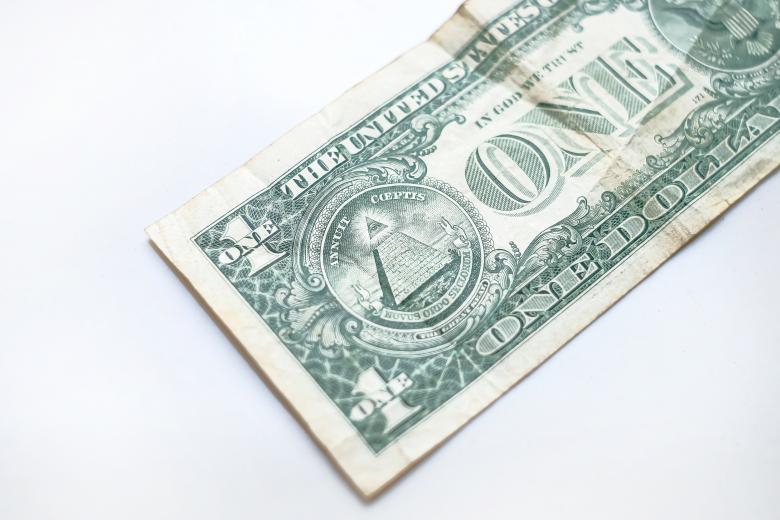 Free stock image of 1 US Dollar created by LUSH.STUDIO