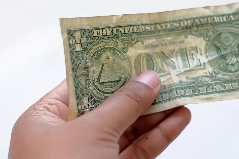 Free stock image of 1 US Dollar created by LUSH.STUDIO