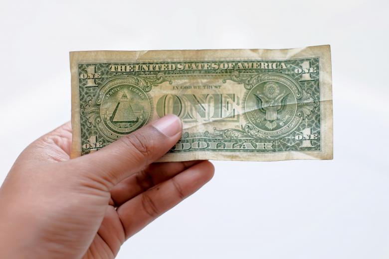 Free stock image of 1 US Dollar created by LUSH.STUDIO