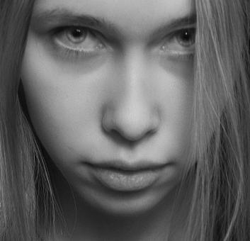 Free Stock Photo of Intense woman