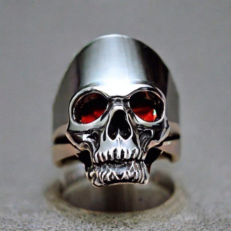 Free stock image of Metal ring human skull head created by Oleg Prokopenko