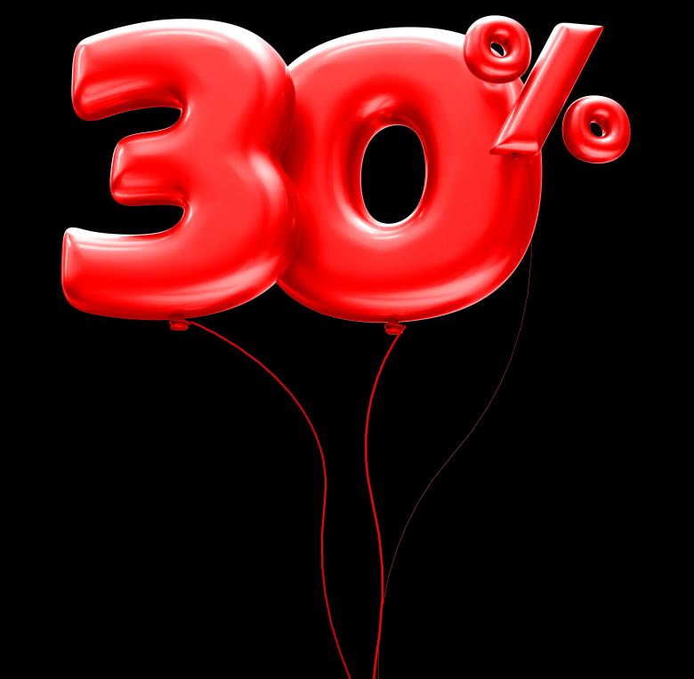 Free stock image of number red 3d render created by vandara