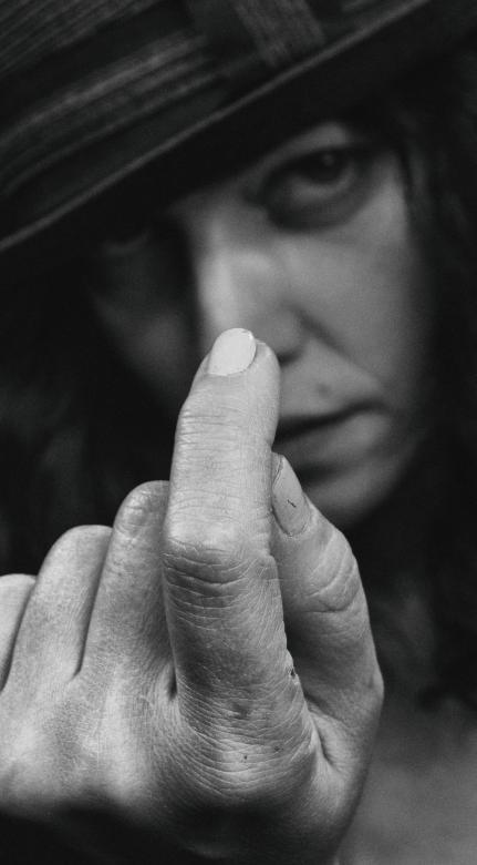 Free stock image of Woman pointing created by Alexander Krivitskiy