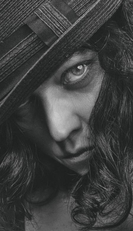 Free stock image of Woman in a hat created by Alexander Krivitskiy