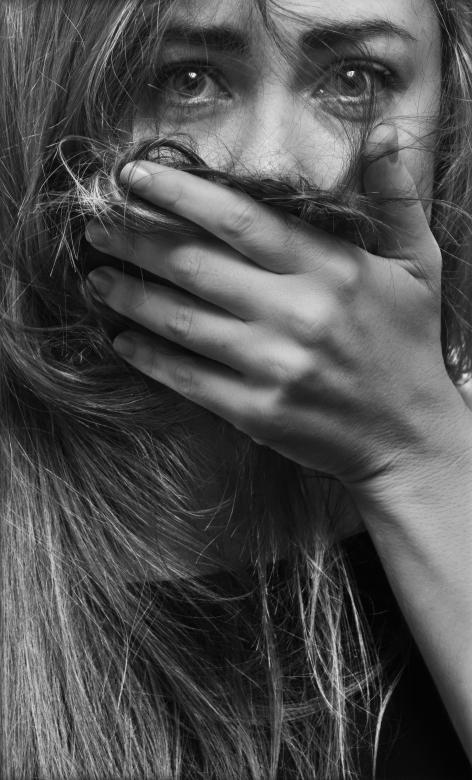 Free stock image of Scared woman created by Alexander Krivitskiy