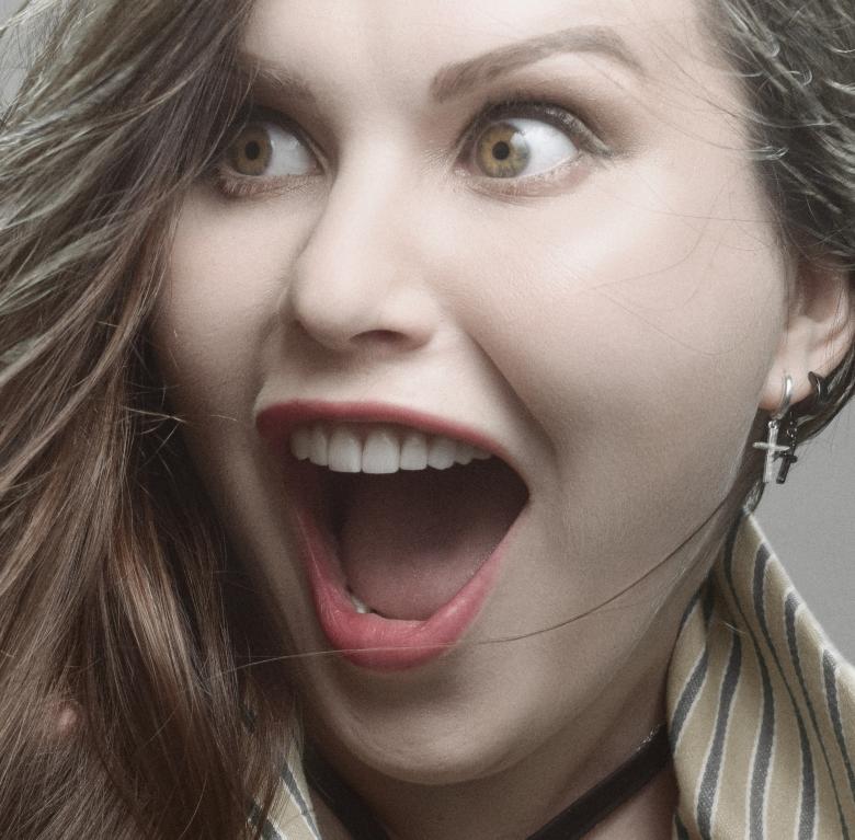 Free stock image of Excited woman created by Alexander Krivitskiy