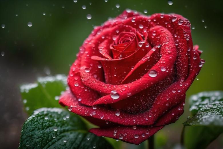 Free stock image of Romantic Red Rose in Bloom created by Larry Clark