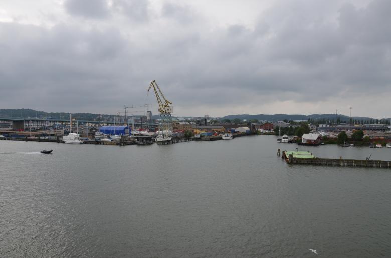 Free stock image of A view at Gothenburg harbour created by Erik Schellingerhout