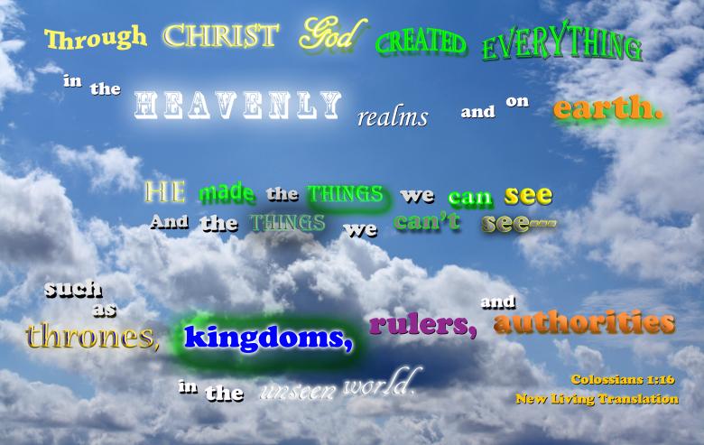 Free stock image of Christ Made Everything created by DFNatureAwed