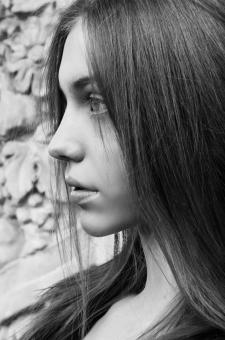 Free Stock Photo of Female profile